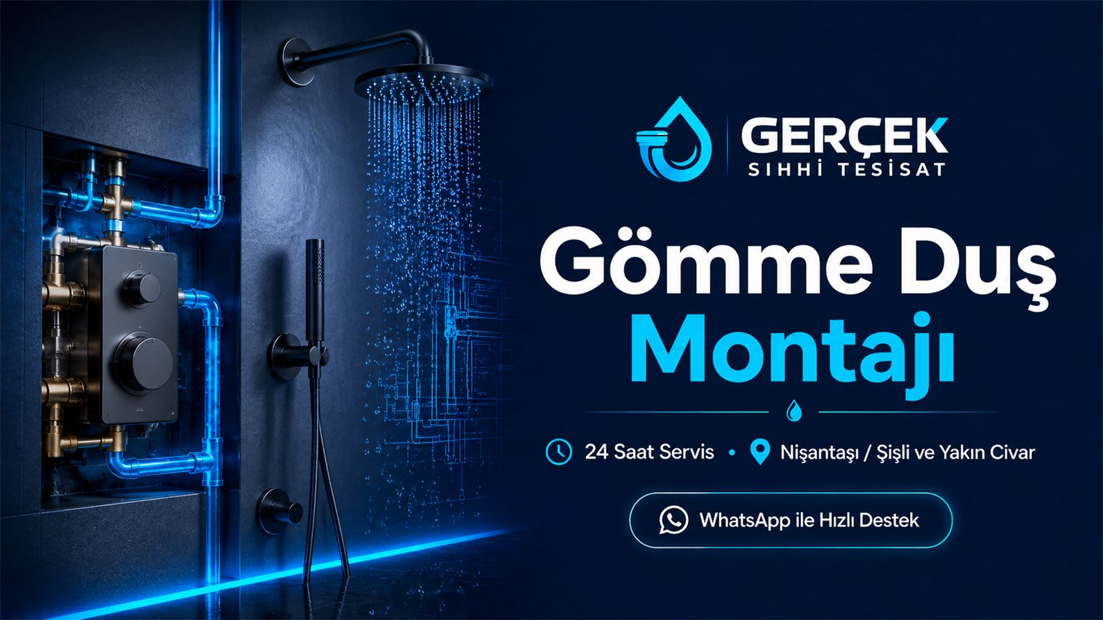 Gömme Duş Montajı kapak görseli